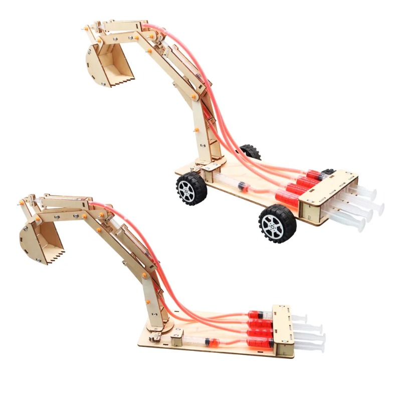 Science Diy Model - Pelle hydraulique faite à la main,