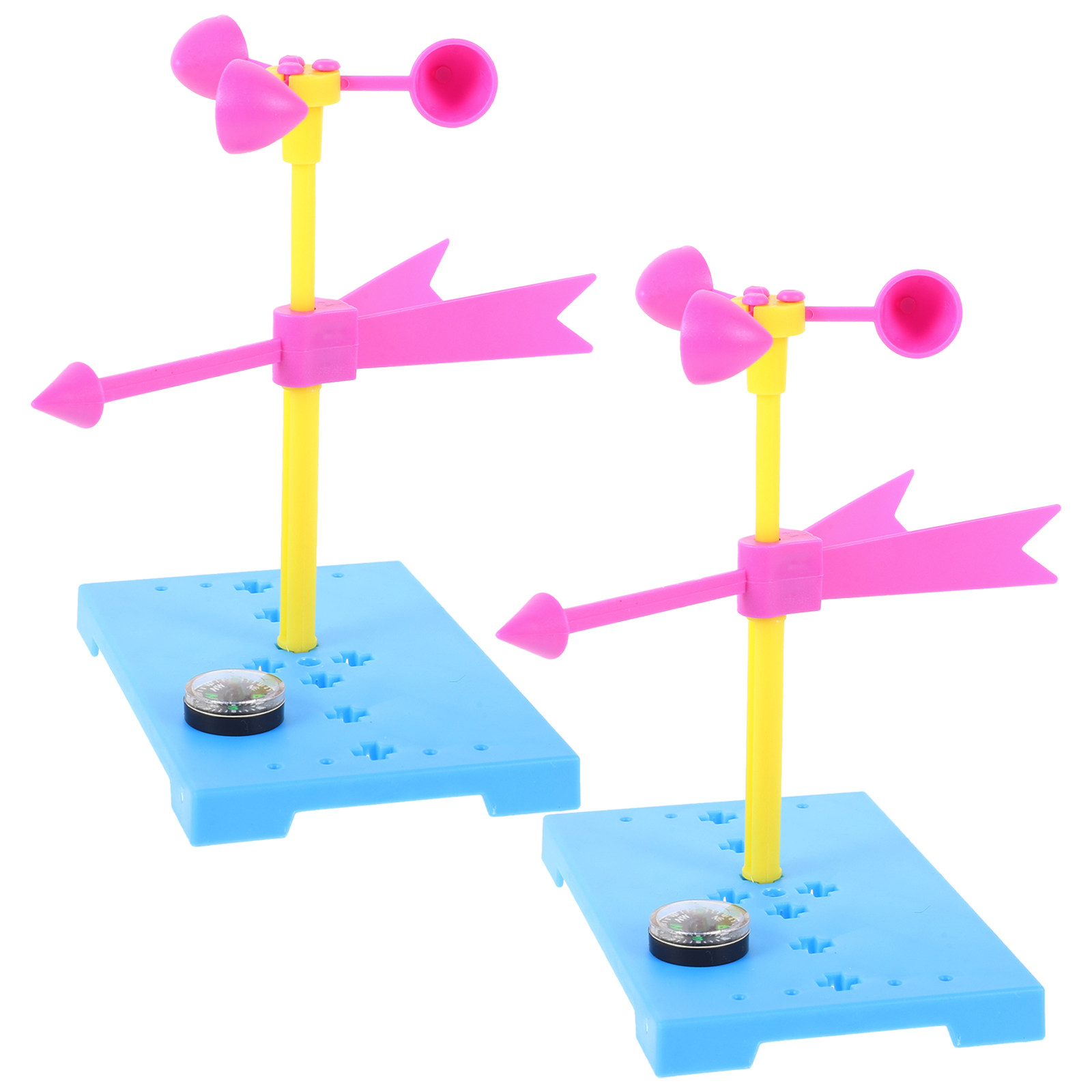 Science Project Diy - 2 ensembles d'anémomètres faits à la