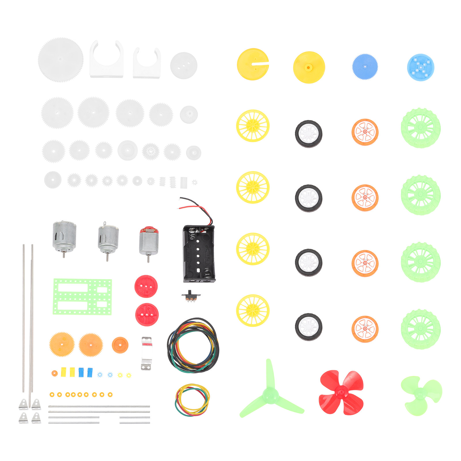 Science Project Diy - Kit d'accessoires pour moteur, comprenant 112