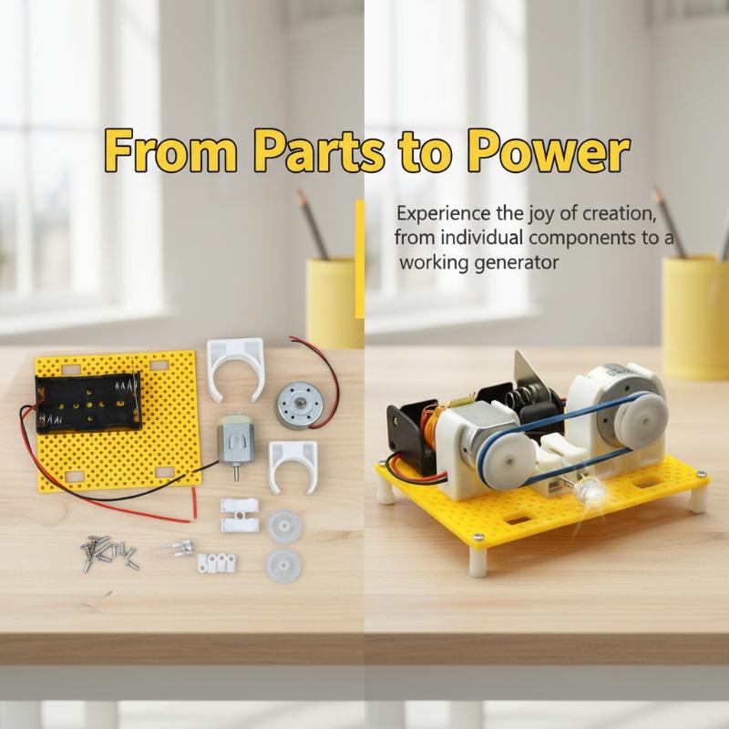 Science Project Physics - Technologie de générateur électromagnétique permanent, expériences